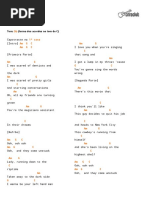 Riptide Chords and Lyrics Guide | PDF