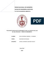 Proyecto Provisur - Redes de Saneamiento PDF