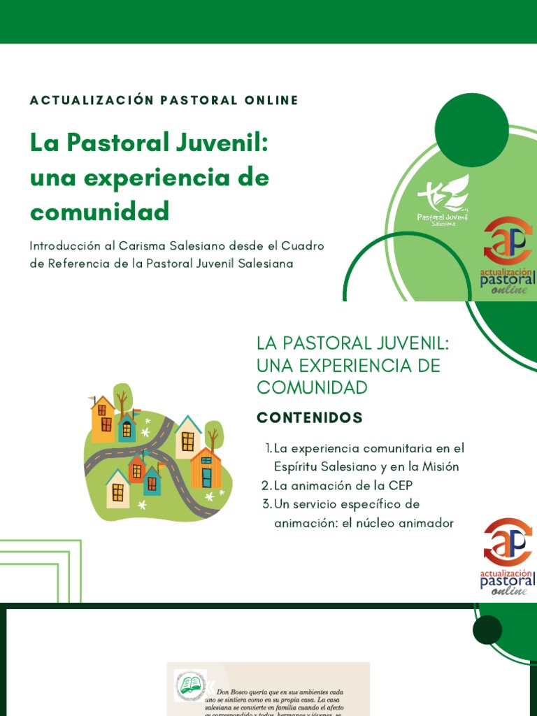 La Pastoral Juvenil - Una Experiencia de Comunidad | PDF | Educación ...