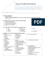 Inquiry Space Profile Worksheet-092309