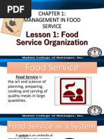 Overview of Food Service Systems | PDF | Foodservice | Menu