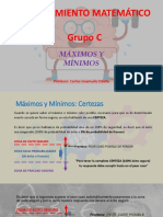 Maximos y Minimos Solucionario PDF