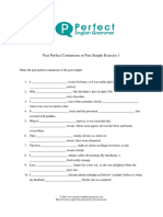Past Perfect Continuous or Past Simple 1 PDF