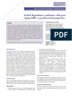 A Case Study of Alcohol Dependence Syndrome With Poor Motivation and Coping Skills: A Psychosocial Perspective