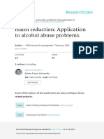 Harm - Reduction - Application - To - Alcohol - Ab PDF