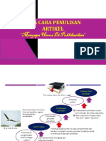 Tata Cara Penulisan Artikel PDF