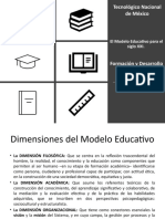 2.2.1a El Modelo Educativo para El Siglo XXI. Formación y Desarrollo de Competencias Profesionales