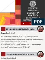 1 - Dependencia e Independencia Lineal PDF