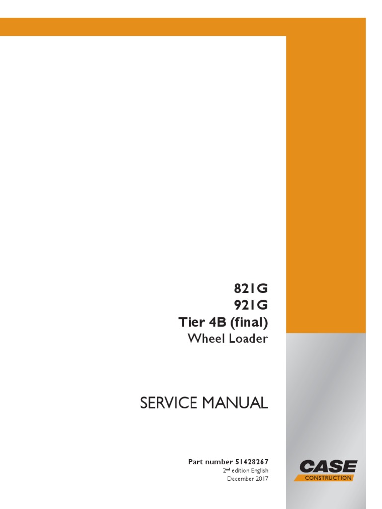821G 921G 2018 Service Manual 51428267-Linked PDF | PDF