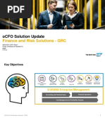 oCFO Solution Update: Finance and Risk Solutions - GRC