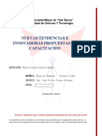 Nuevas Tendencias e Innovadoras Propuestas de Capacitacion