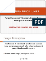 04.6.penerapan Fungsi Linier - Konsumsi, Tabungan, Investasi Dan Pendapatan Nasional - 2
