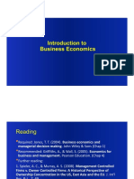 Introduction To Business Economics