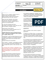 Monitoria - Lista 11 - Gabarito