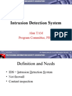 Intrusion Detection System: Alan TAM Program Committee, PISA