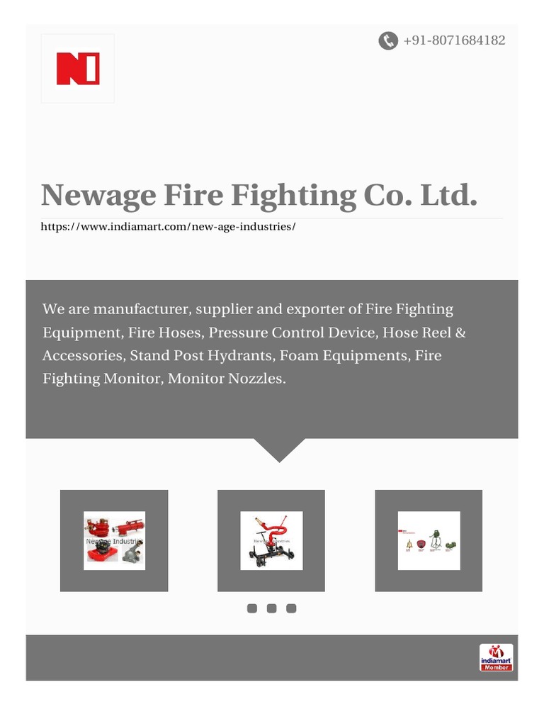 A Comprehensive Overview of Fire Fighting Equipment, Products, and ...