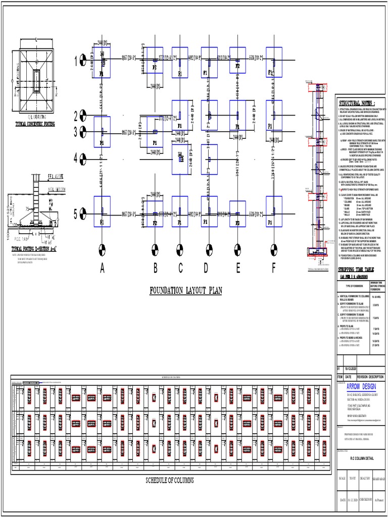 RCC Column Design for Multi-Story Building | PDF | Architectural Design ...