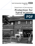 Protection For Hand Eczema: Department of Dermatology