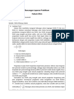 Rancangan Laporan Praktikum Fisika