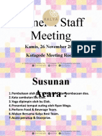 General Staff Meeting 26 November 2020