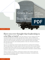 Gravy Train or Train Wreck?: Which Leadership Train Are You On?