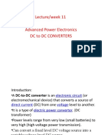 Lecture/week 11 Advanced Power Electronics DC To DC Converters