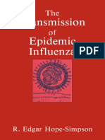 The Transmission of Epidemic Influenza by R. Edgar Hope-Simpson (1992) (257pp) PDF