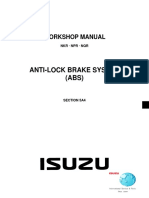 Anti-Lock Brake System (ABS) : Workshop Manual
