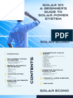 Solar Econo - A Beginner's Guide To Solar Power System
