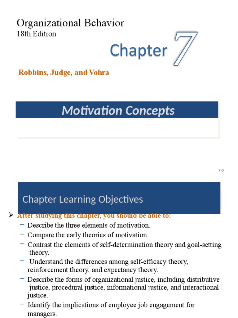 Chapter 7 | PDF | Motivation | Motivational