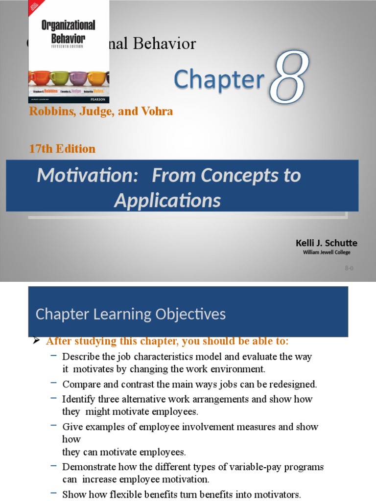 Chapter 8 | PDF | Job Satisfaction | Motivation