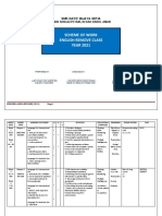 Scheme of Work English Remove Class YEAR 2021: SMK Dato' Bijaya Setia