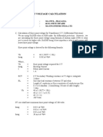 C.T Knee Point Voltage Calculation