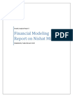 Financial Analysis of Nishat Mills