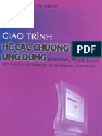 Giao Trinh He Cac Chuong Trinh Ung Dung Windows Word Excel 2233