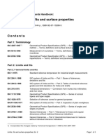 Limits, Fits and Surface Properties: ISO Standards Handbook