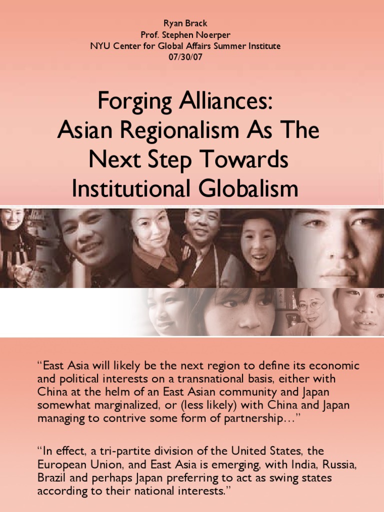 ASEAN's Role in Asian Regionalism | PDF | Asean Free Trade Area | Asia ...