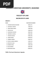 Uganda Christian Univeristy, Mukono: Faculty of Law