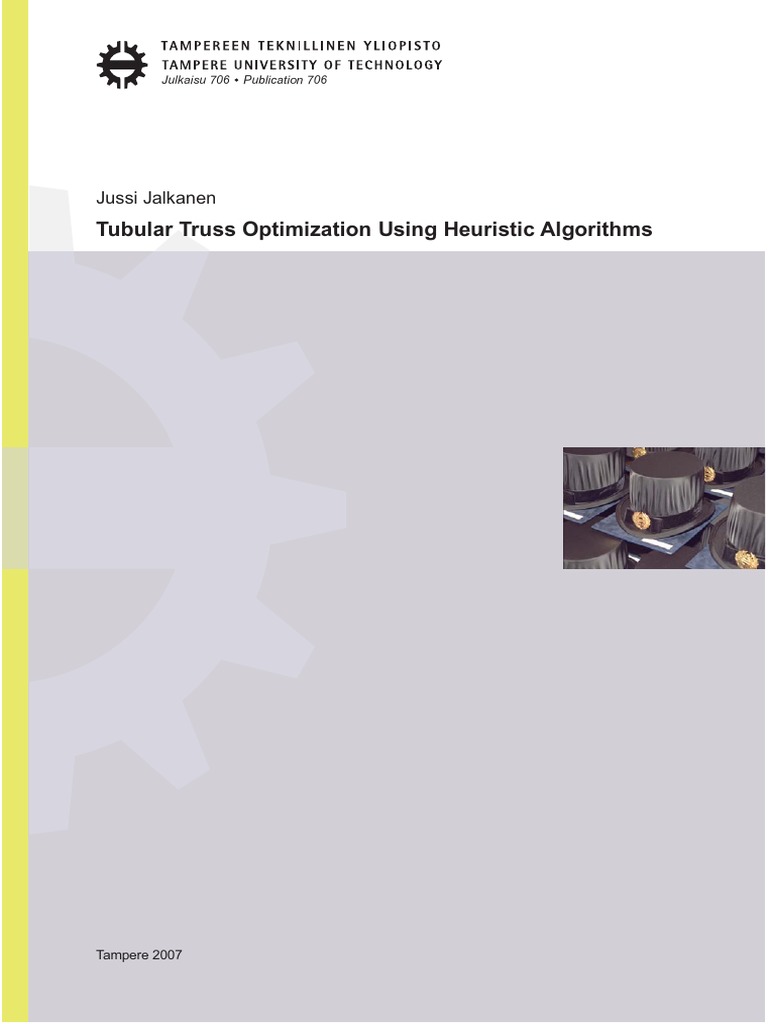 Tubular Truss Optimization | PDF | Mathematical Optimization | Truss