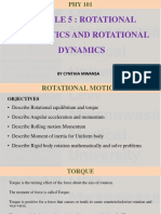 Rotational Kinematic and Rotational Dynamics-1