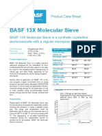 BASF 13X Molecular Sieve: Product Data Sheet