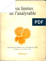 Bion 1957 Différenciation de La Part Psychotique Et de La Part Non Psychotique de La Personnalité