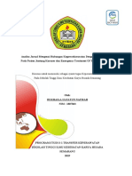 Analisa Jurnal Mengenai Hubungan Kegawatdaruratan Dengan Waktu Tanggap Pada Pasien Jantung Koroner Dan Emergency Treatment of The Chooking Child