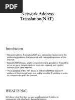 Network Address Translation (NAT)