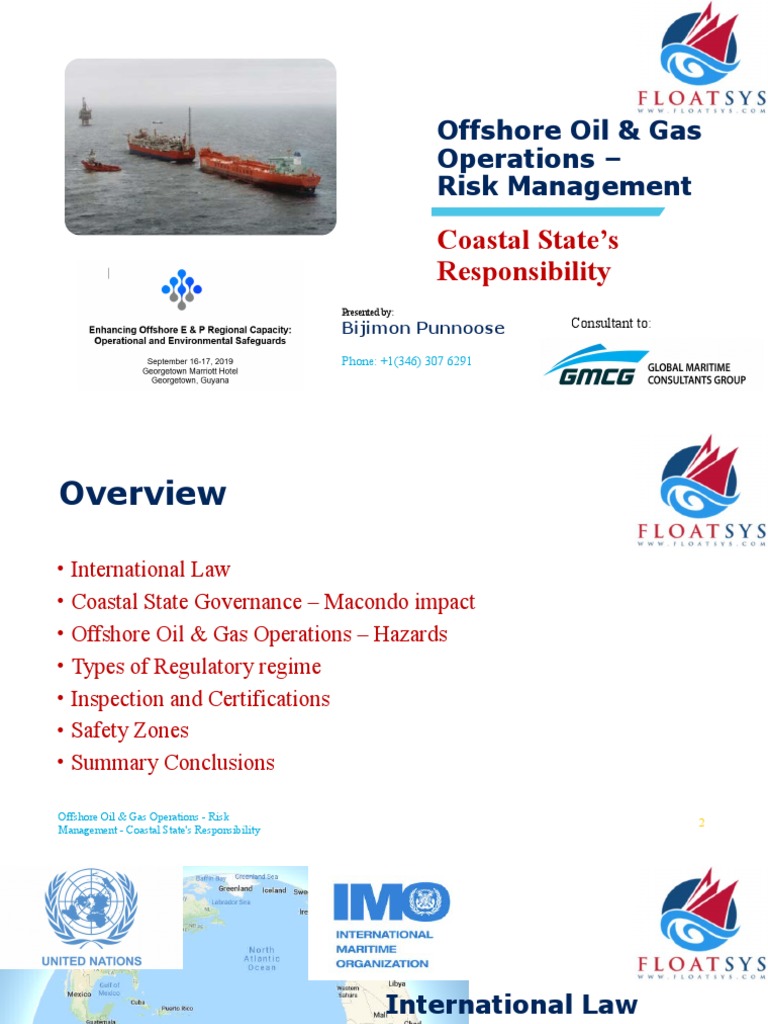 Offshore Oil and Gas Operations - Risk Management - Coastal State's ...