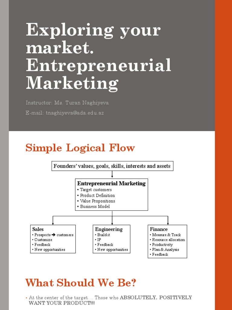 Entrepreneurial Marketing Insights | PDF | Market Segmentation | Marketing