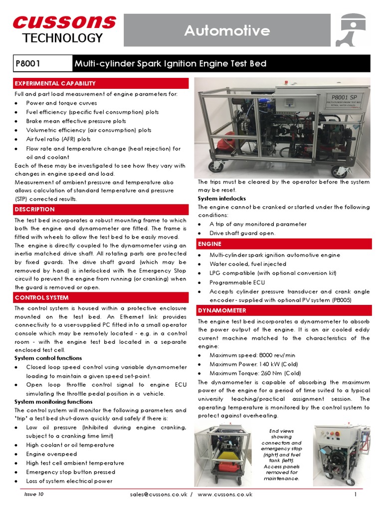 Engine Stand PDF Engines Flow Measurement