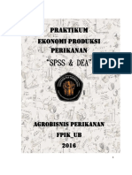 Praktikum Ekonomi Produksi Perikanan Spss Dea - Compress PDF