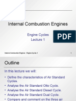 Internal Combustion Engines: Engine Cycles