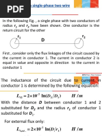 Inductance of A Single-Phase Two Wire Line: BITS Pilani, Pilani Campus